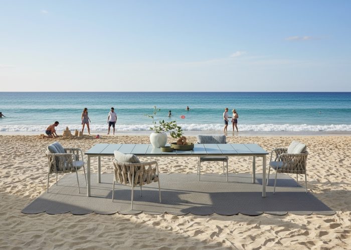 Tavolo Sospiro in spiaggia